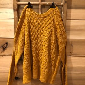 mustard yellow BRAND NEW sweater:)))